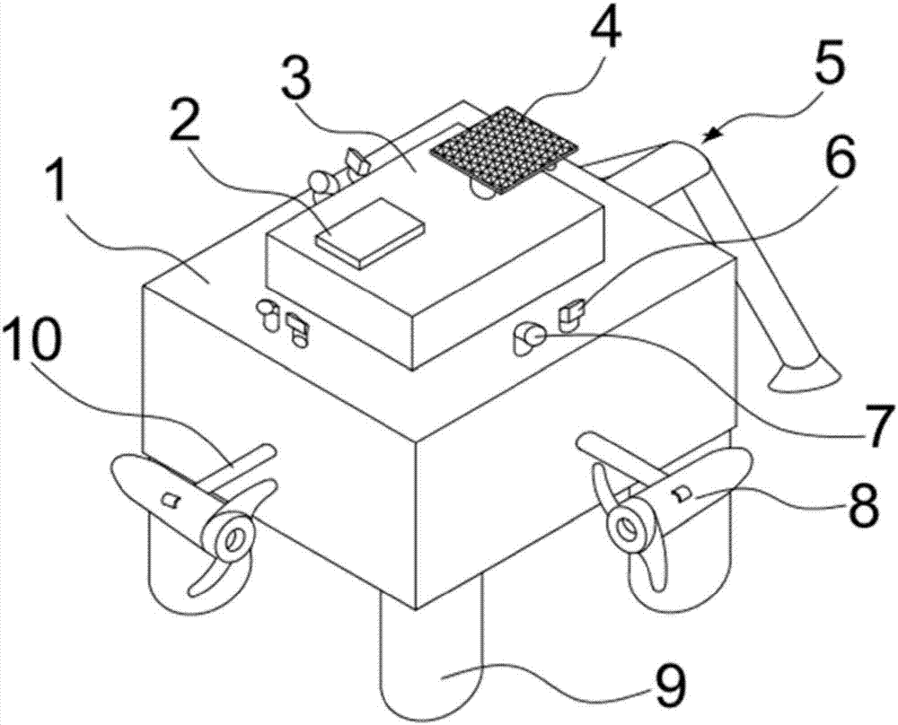 Robot to clear underwater hull attachments