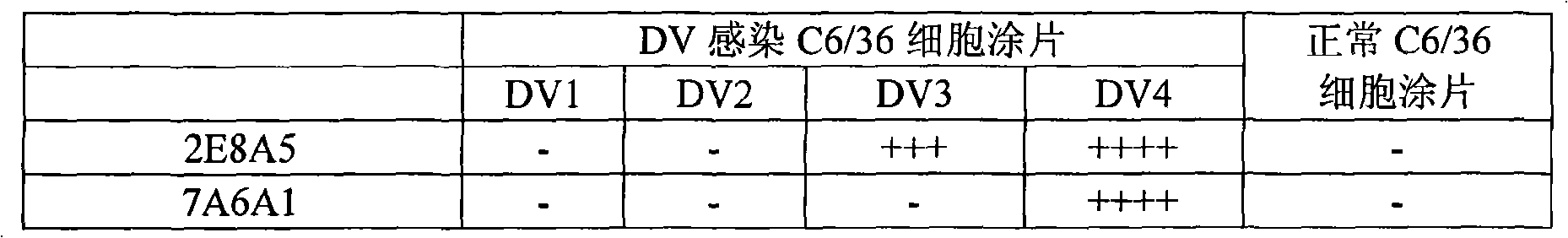 Immunodiagnosis kit for detecting IV-type dengue virus NS1 antigen