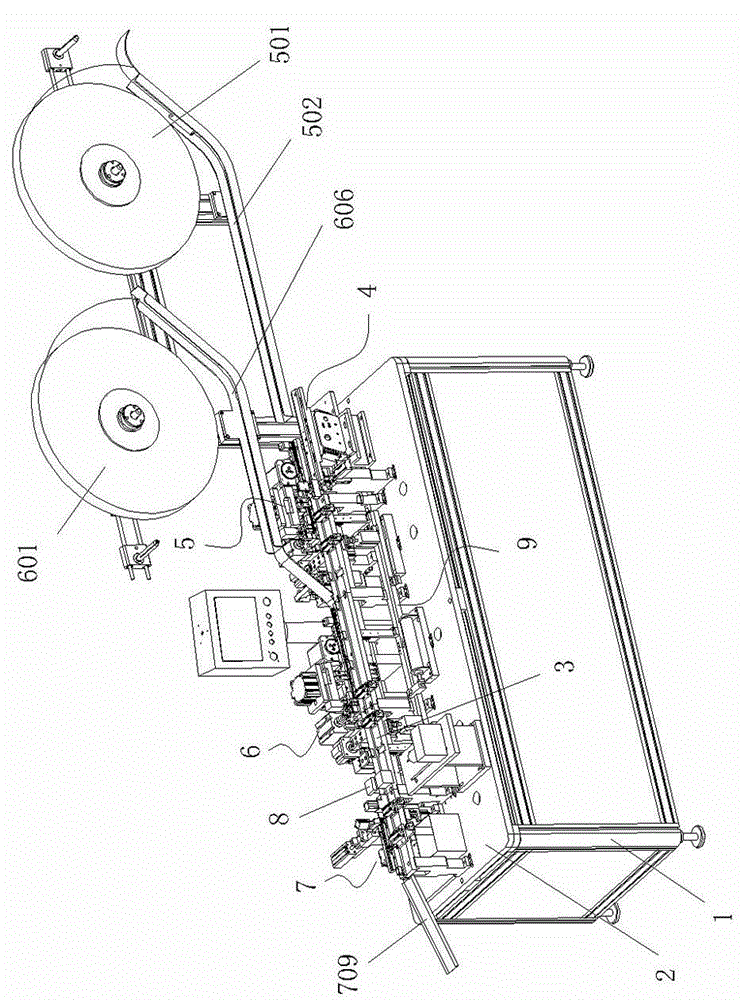 Automatic check assembly machine for HDMI connector