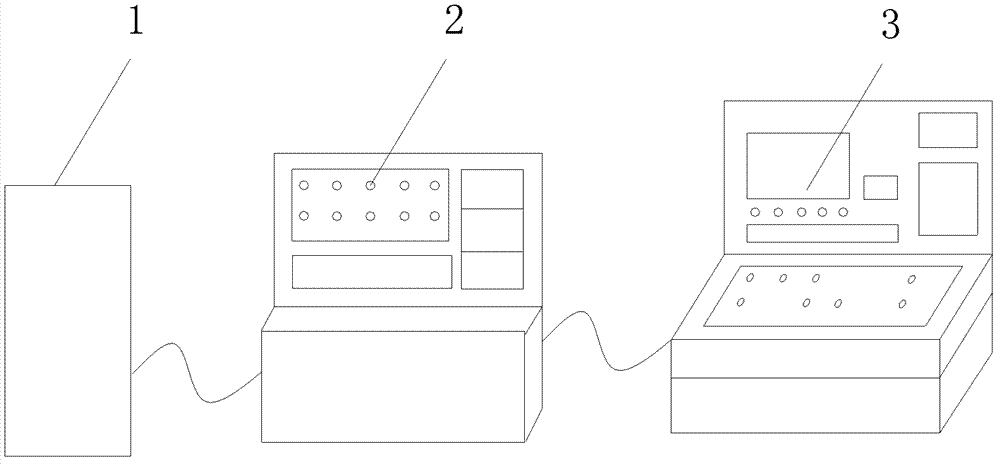 Digital vortex multi-connected air conditioner refrigerating system teaching training station