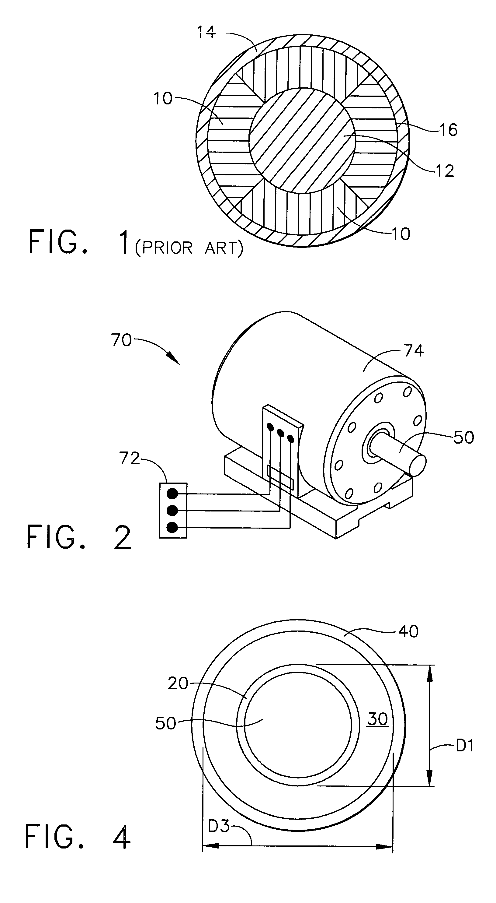 Threaded inner sleeve for generator magnet