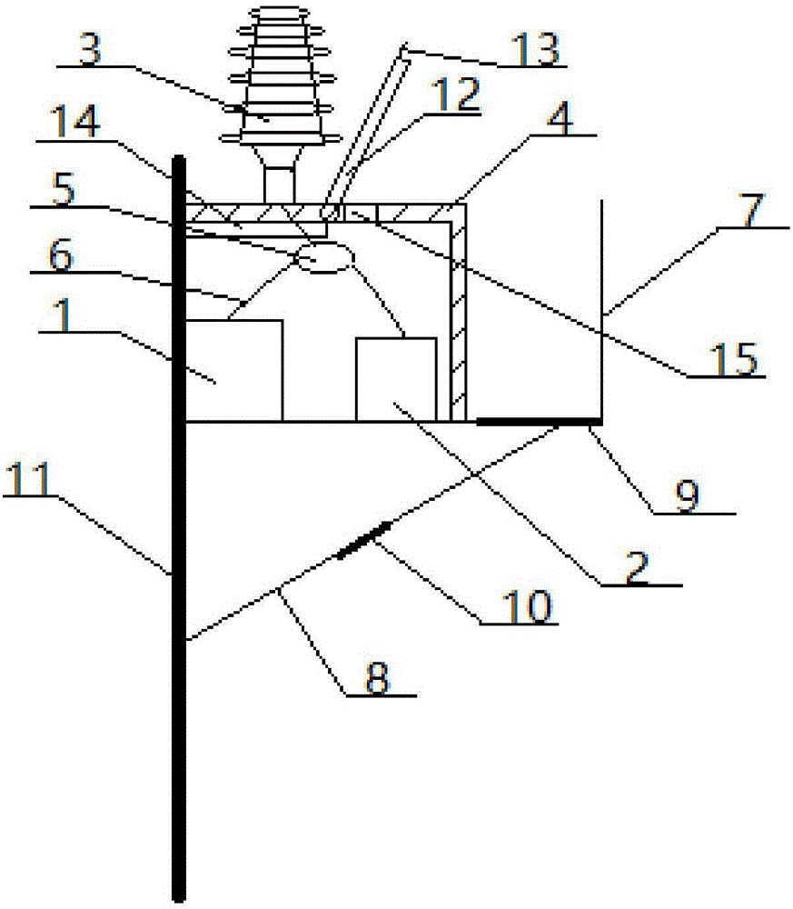 Outdoor high-voltage intelligent vacuum circuit breaker