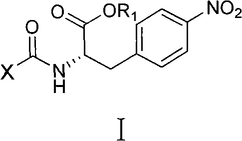 4-nitro-L-phenylalanine dipeptide derivatives as well as preparation method and applications thereof