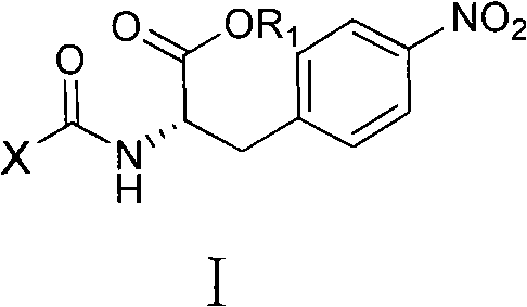 4-nitro-L-phenylalanine dipeptide derivatives as well as preparation method and applications thereof