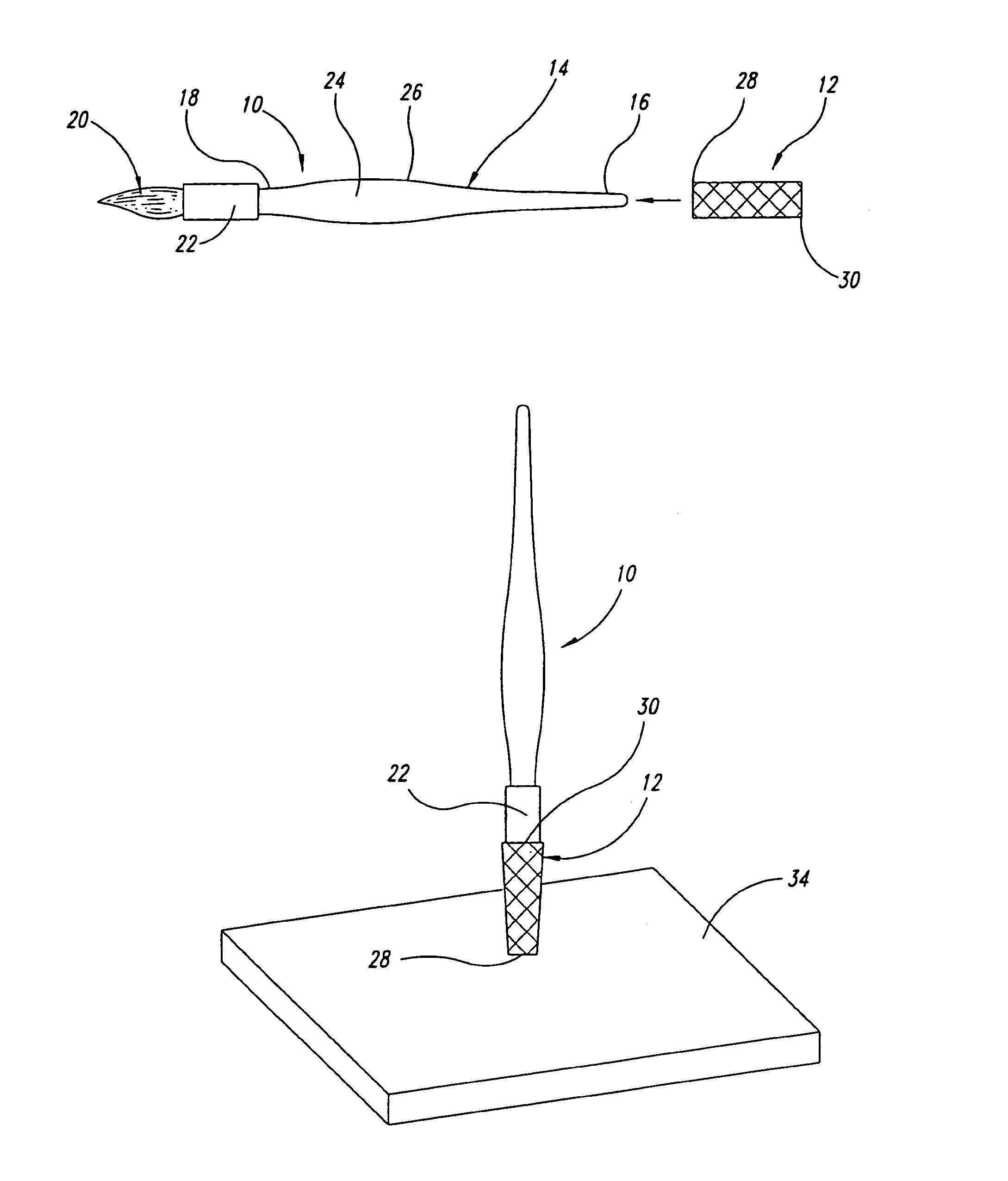 System for preserving paintbrush bristles