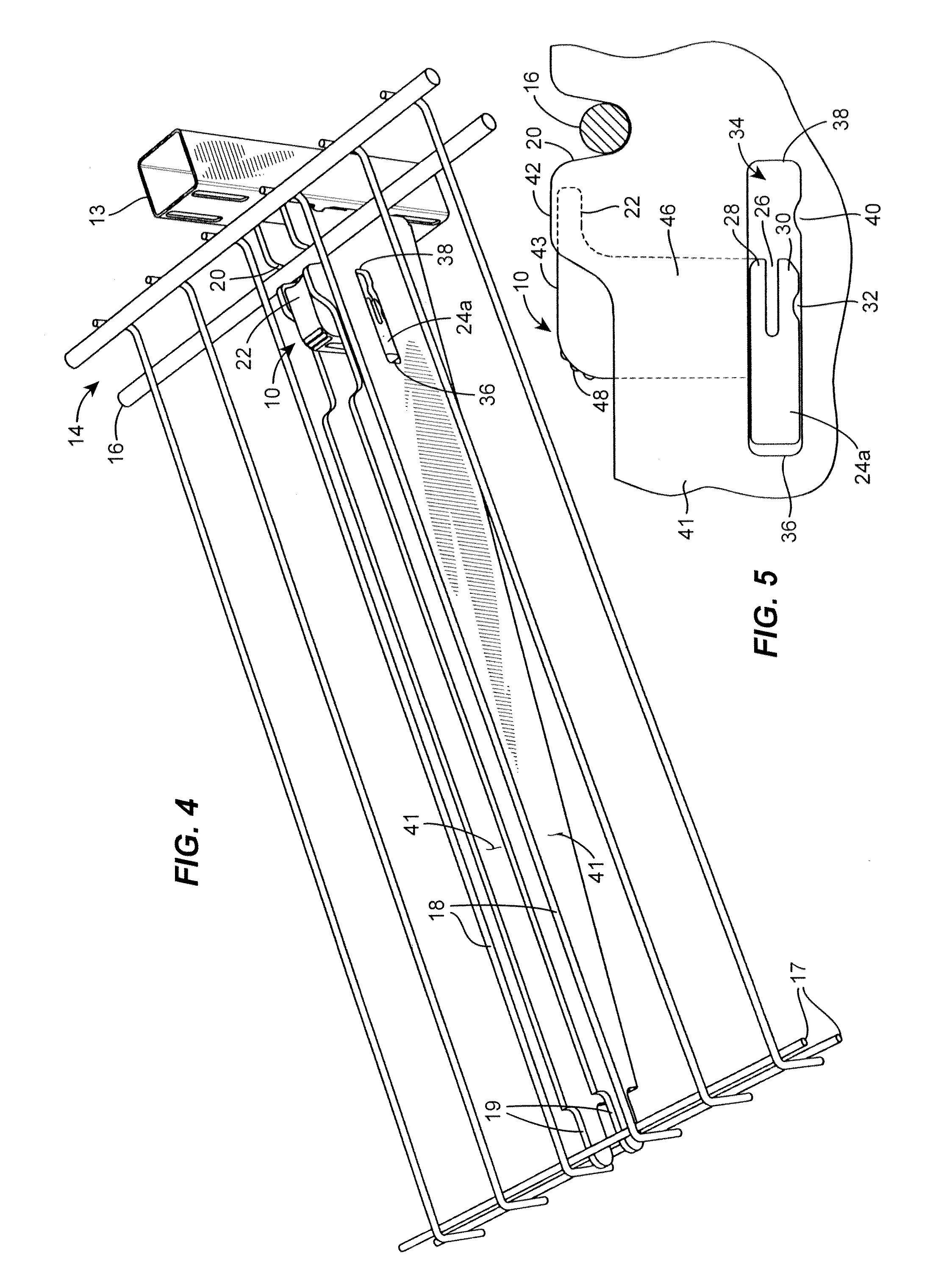 Shelf bracket lock