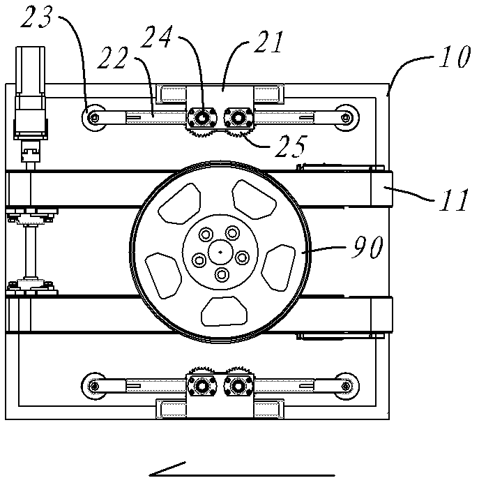 Hub characteristic detecting device for production line