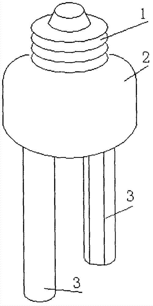 Socket-type LED (light-emitting diode) illuminating lamp