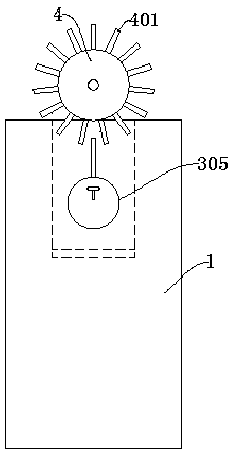 Automatic quantitative feeding fish tank