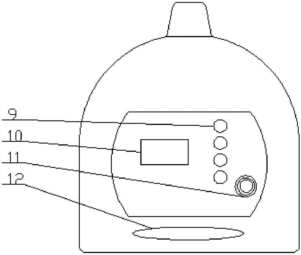 Portable automatic cardiopulmonary resuscitation instrument