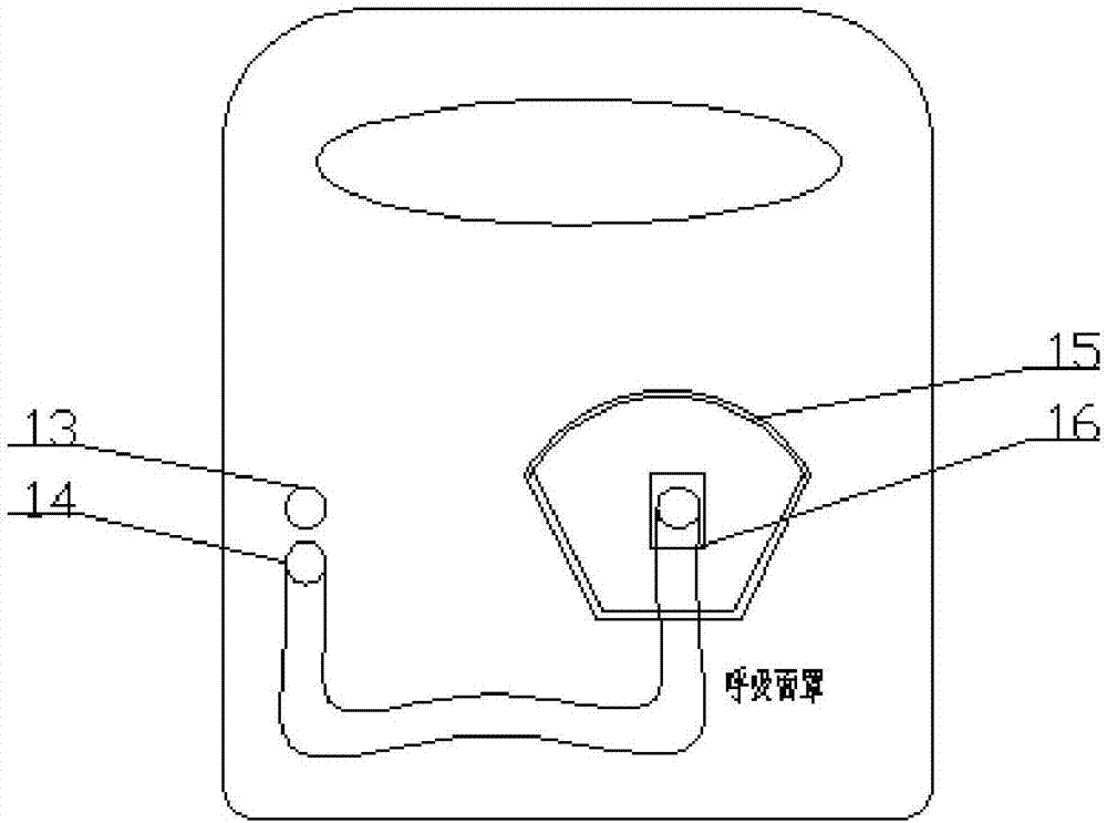 Portable automatic cardiopulmonary resuscitation instrument