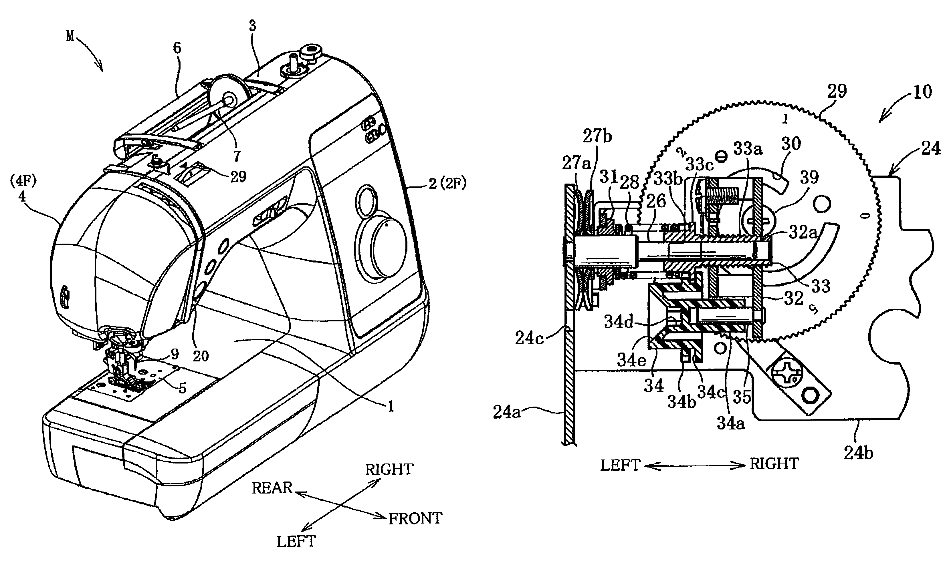 Thread tension device for sewing machine