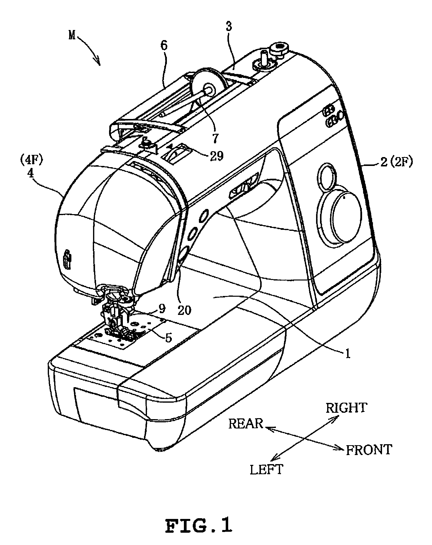 Thread tension device for sewing machine