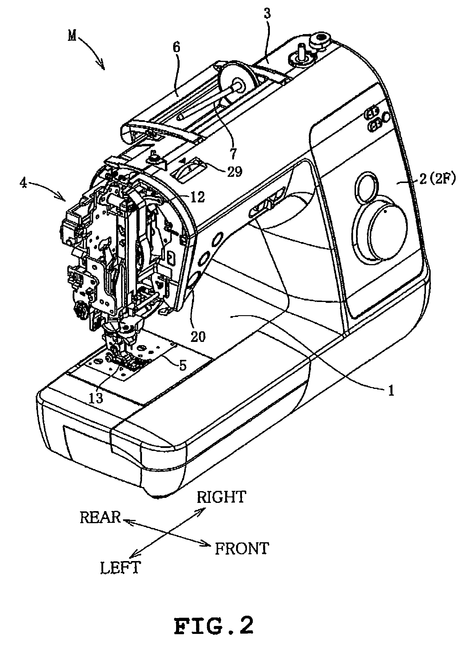 Thread tension device for sewing machine