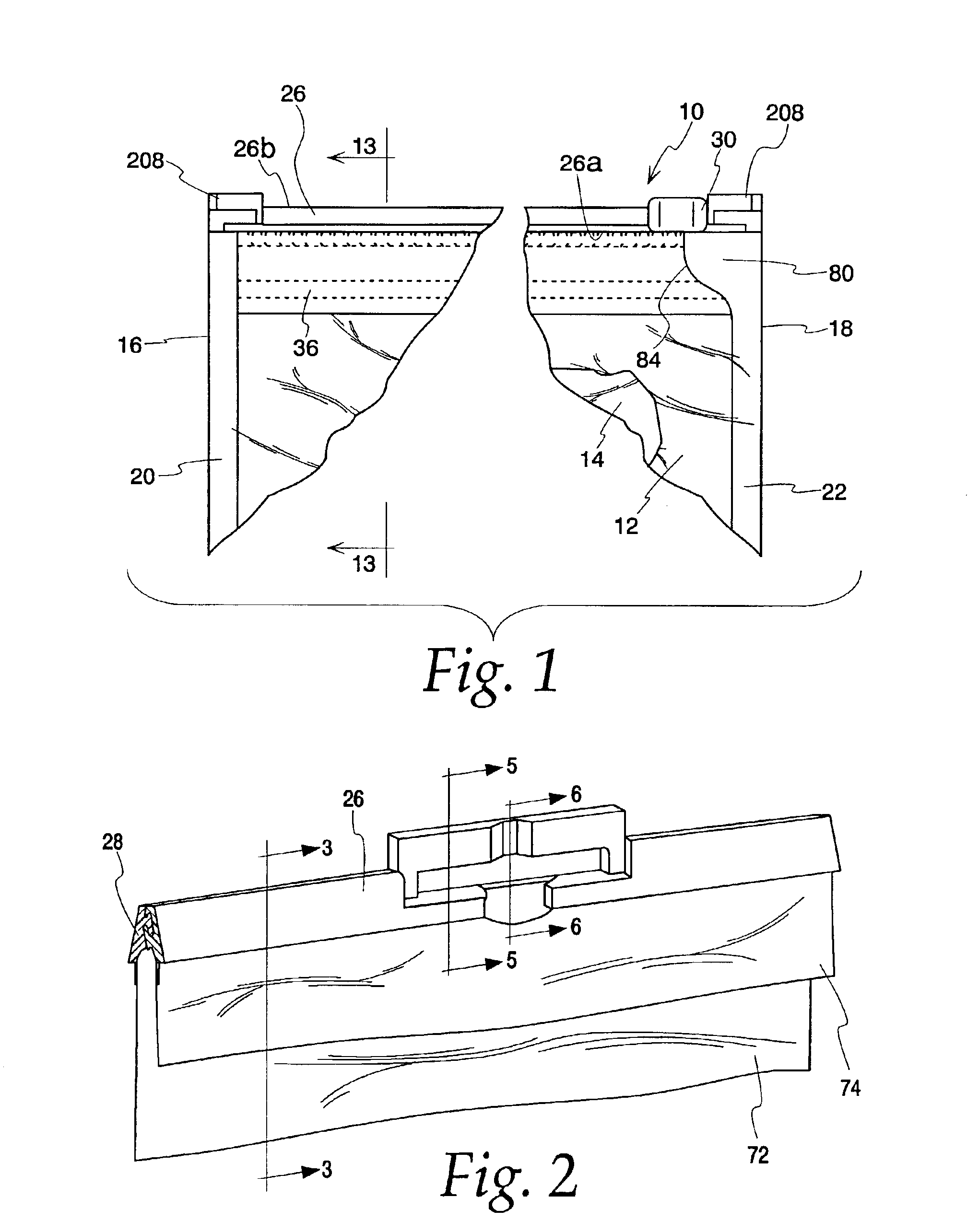 Fastener closure arrangement for flexible packages