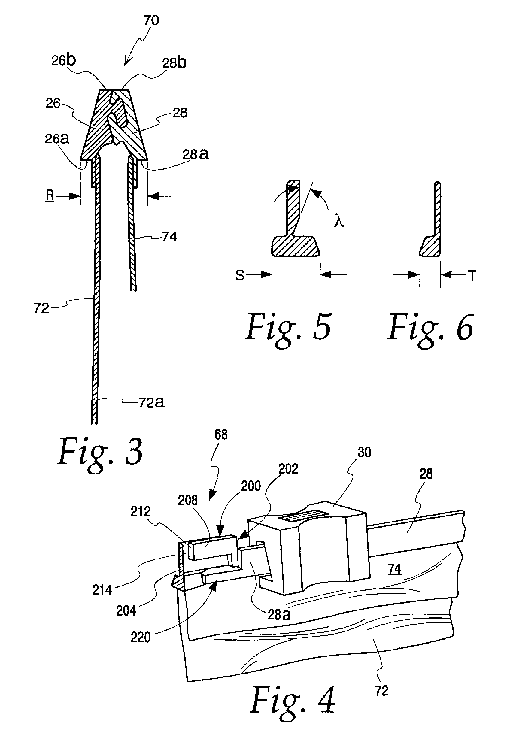 Fastener closure arrangement for flexible packages