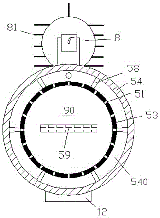 Heat dissipating type tea drying device capable of achieving automatic control