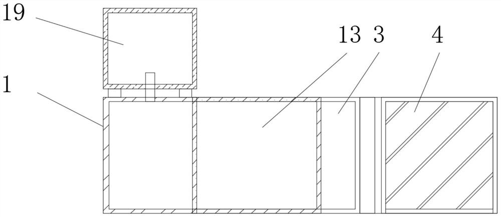 Paint dip dyeing pool with draining function for hardware material manufacturing