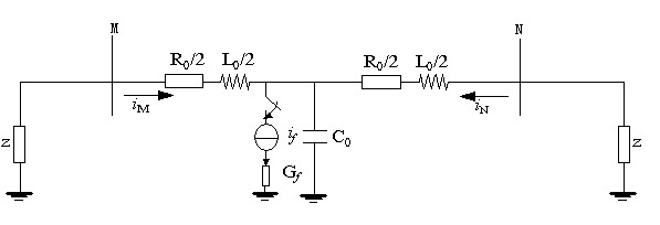 A post-measurement simulation method for fault identification inside and outside the zone of model UHV AC transmission lines based on lumped parameter t