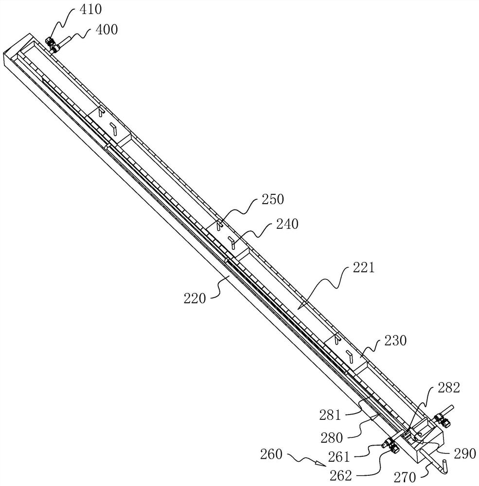 A door and window physical performance testing equipment for fastening doors and windows