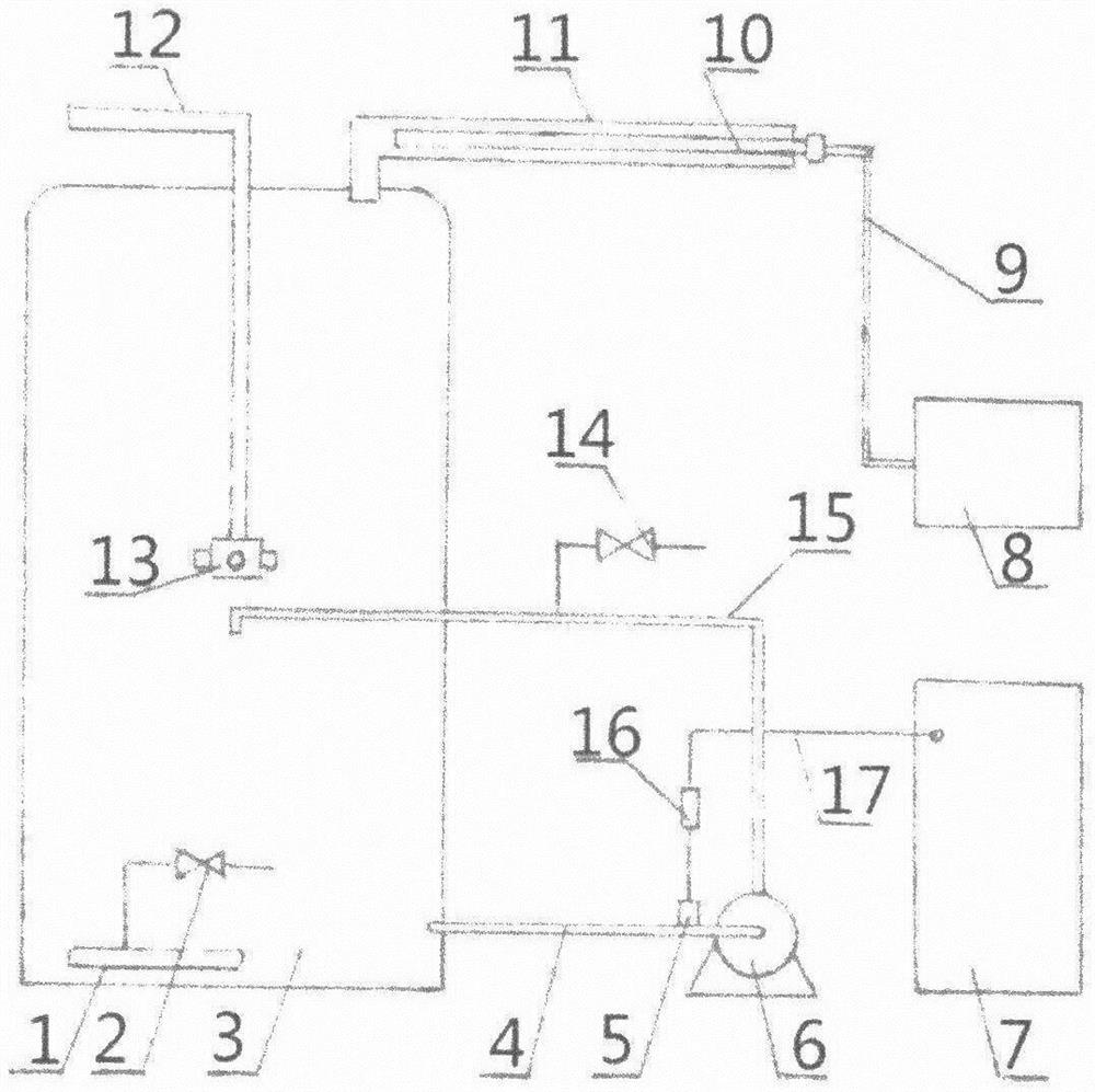 Drinking water ozone disinfection gas-water mixing device and tail gas treatment device