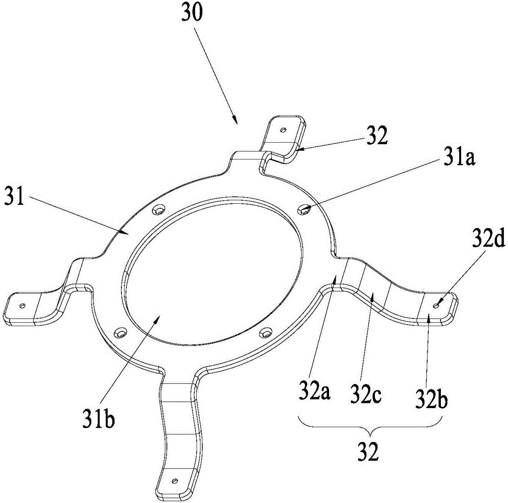 Mounting structure of range hood motor and range hood