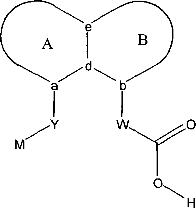 Carboxylic acid peri-substituted bicyclics for occlusive artery disease