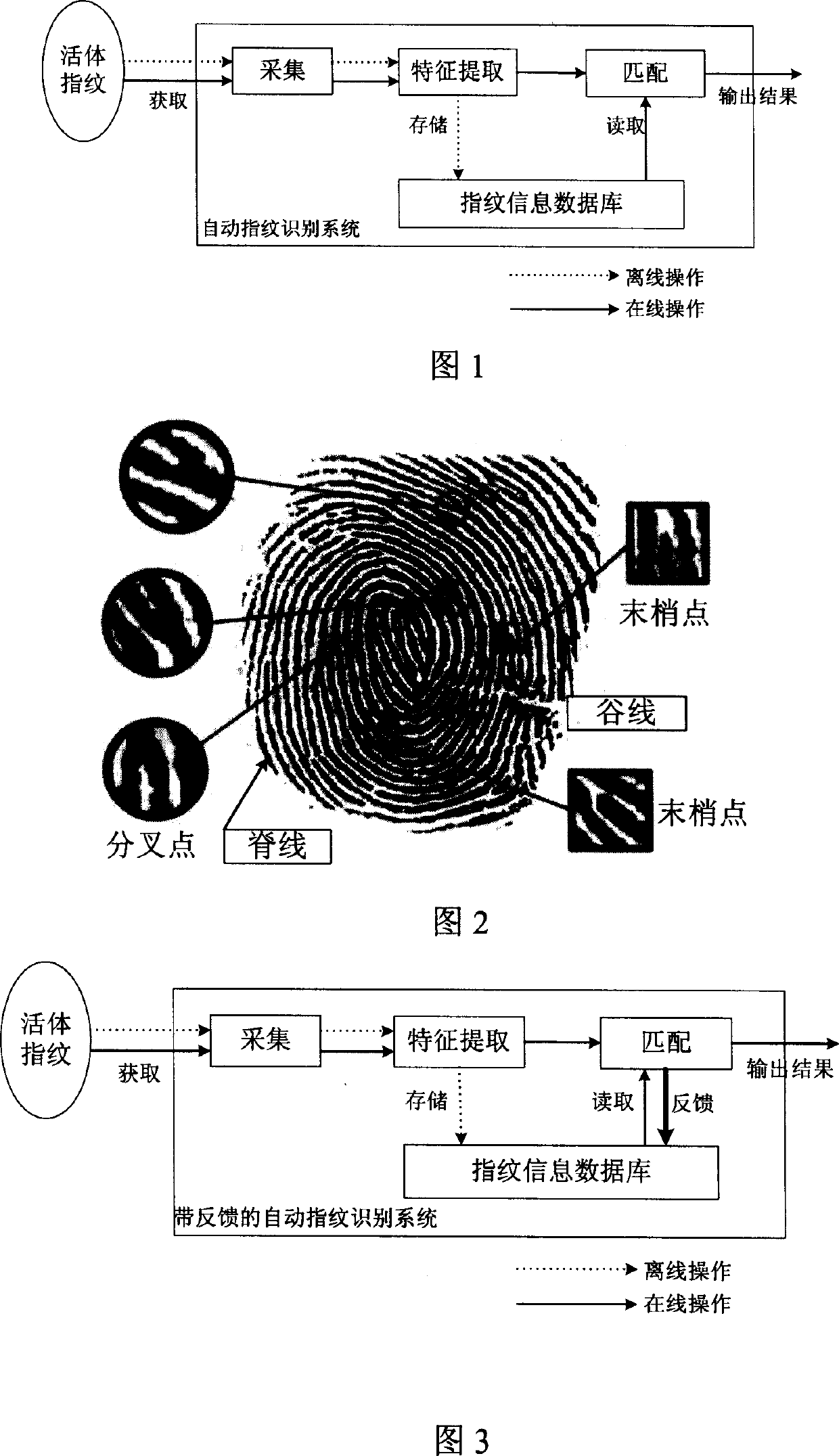 Automatic fingerprint distinguishing system and method based on template learning