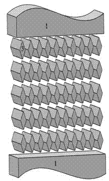 High-gradient magnetic flux converging medium for high intensity magnetic separator