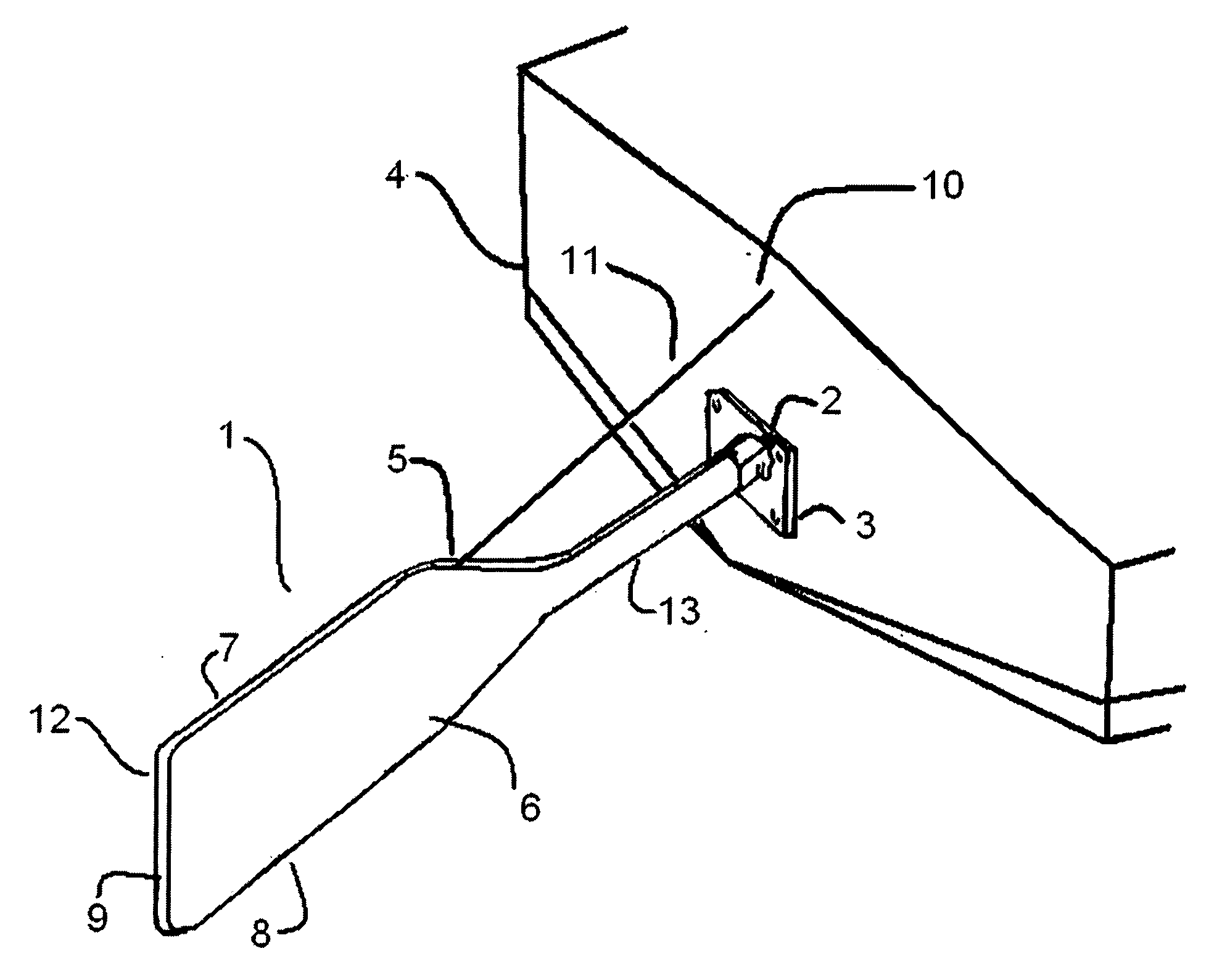 Water craft stabilizing device