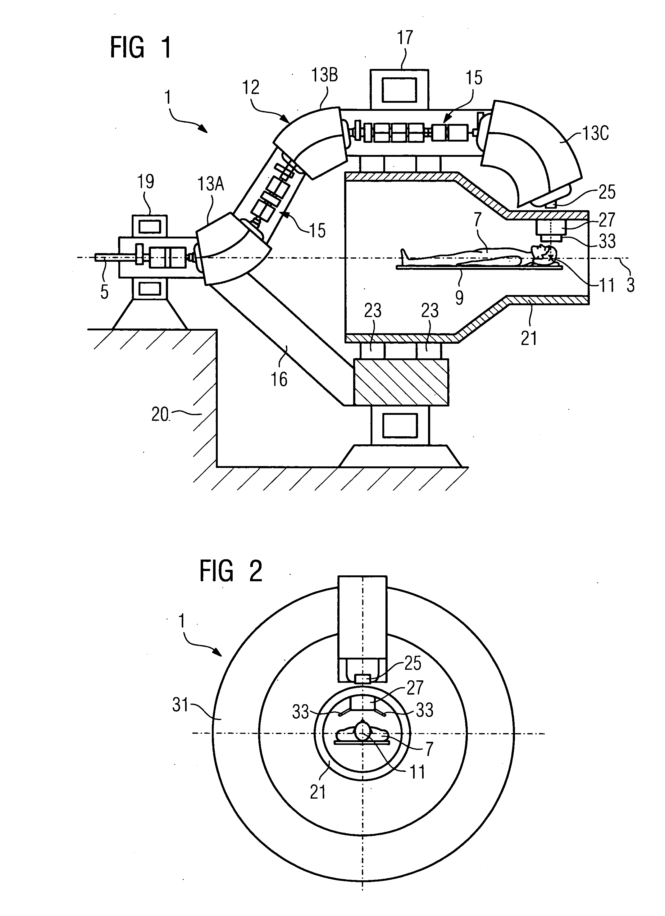 Gantry system for a particle therapy facility