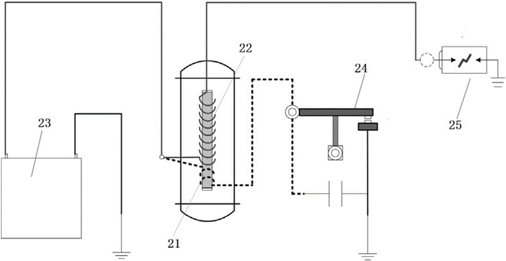 Portable oxyhydrogen flame igniting gun for test of combustion performance of micro-sample