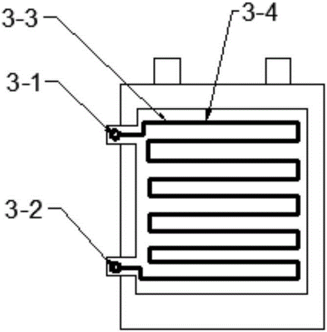 Battery integral temperature regulating system of new energy automobile