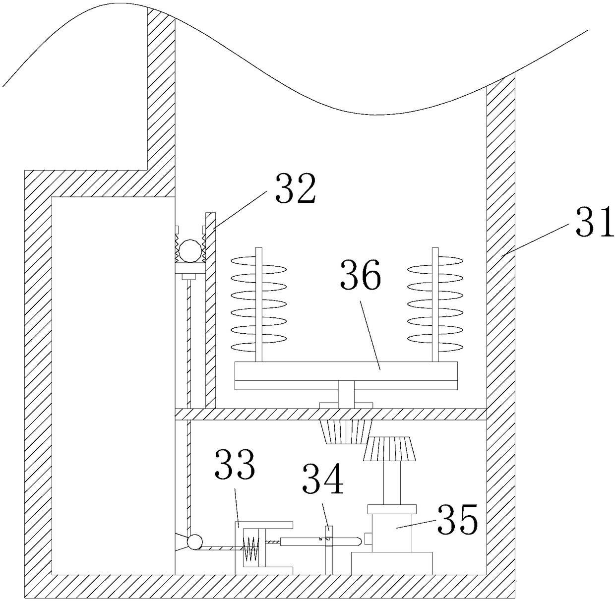 Purification treatment system for treating acidic industrial wastewater