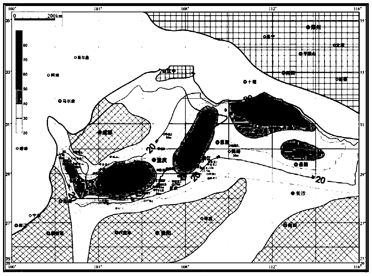 Shale gas sweet spot prediction method based on multiple linear regression analysis