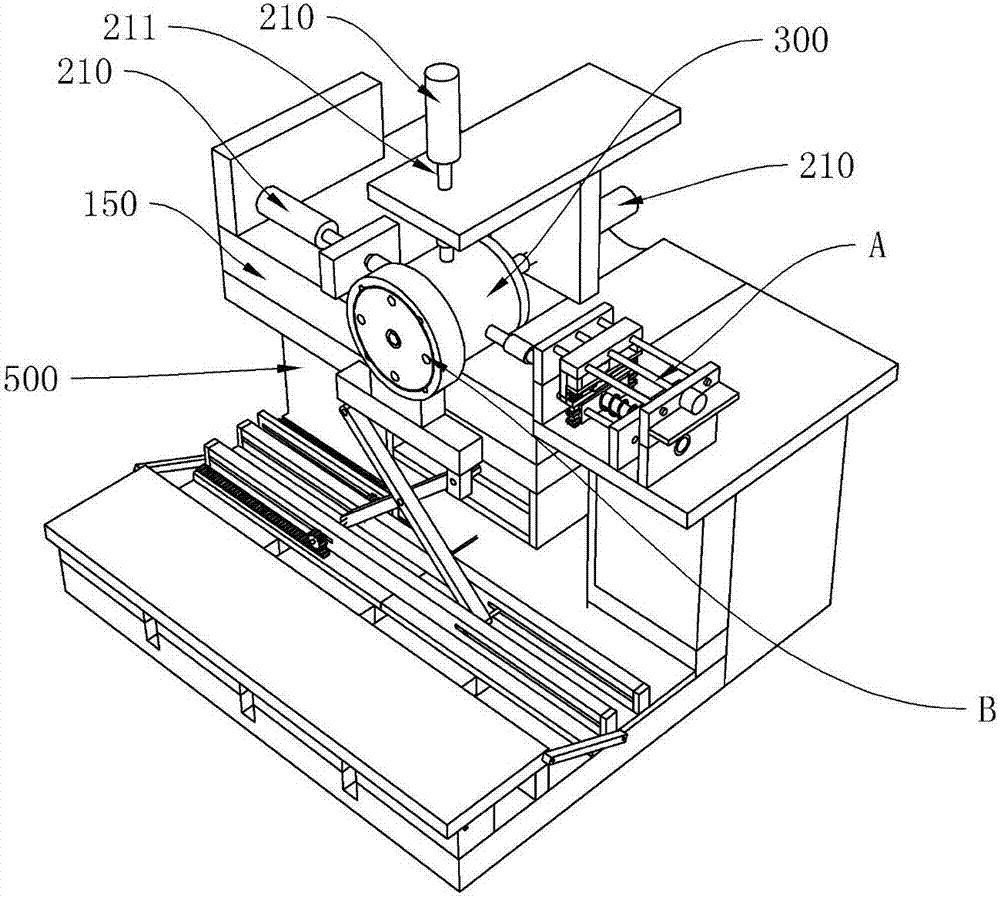 Rock relaxation test mechanism and test apparatus of same