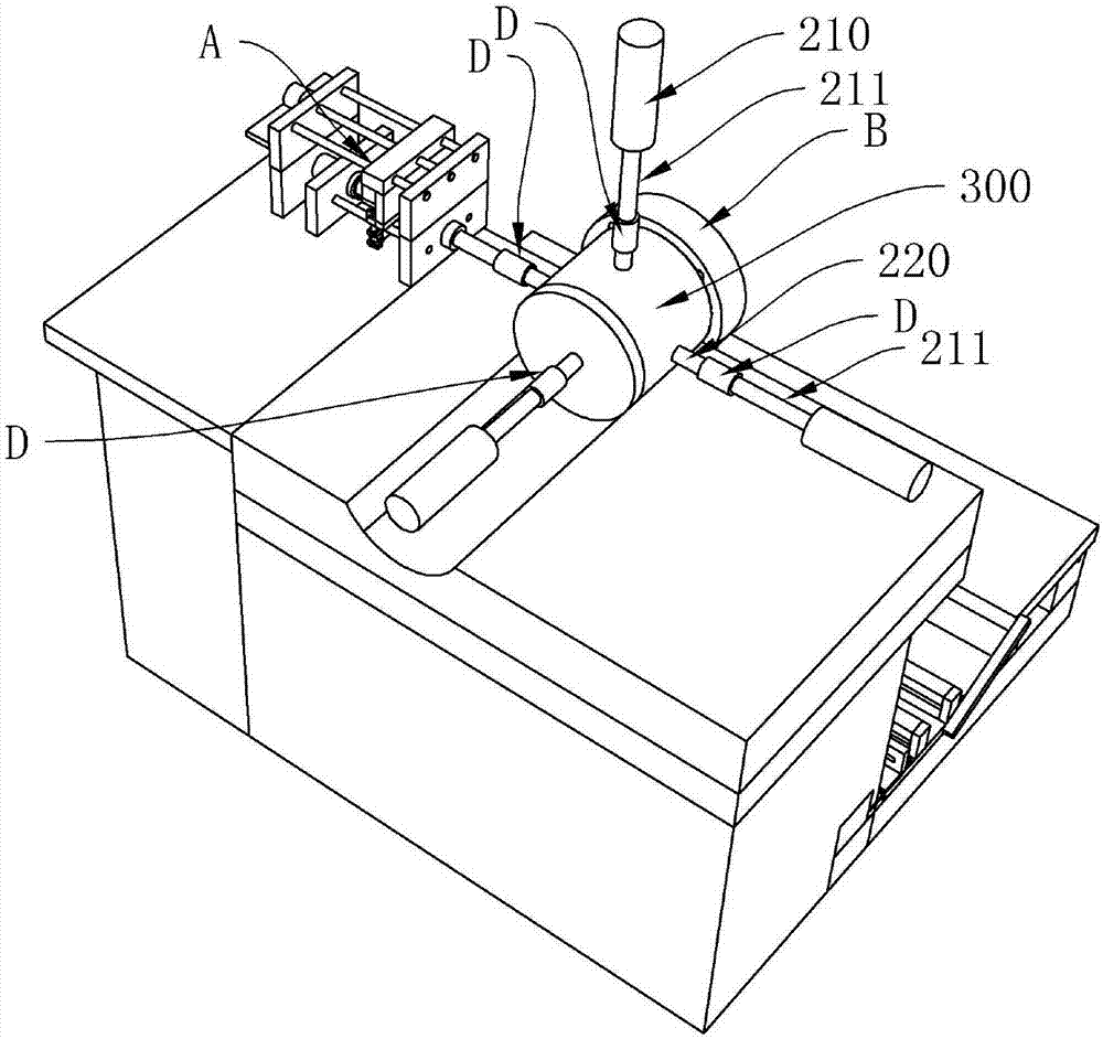 Rock relaxation test mechanism and test apparatus of same