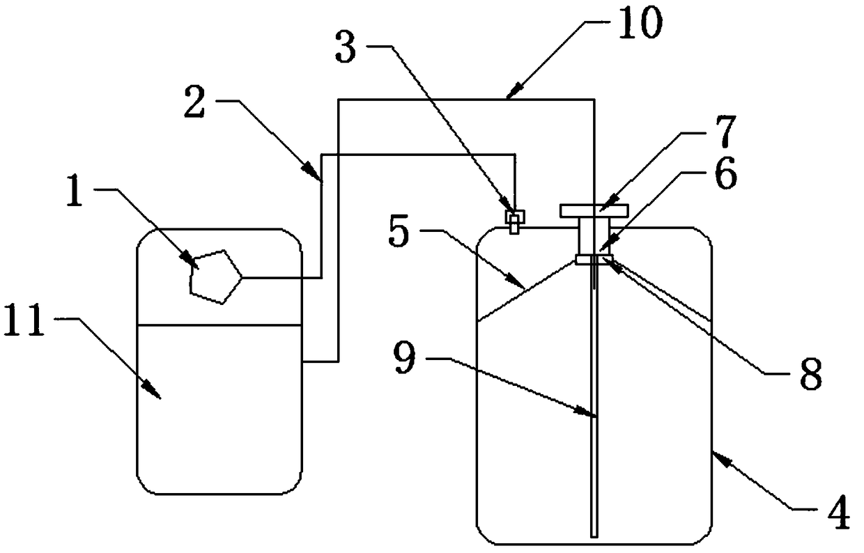 Air extrusion type interlayer beer fresh-keeping barrel