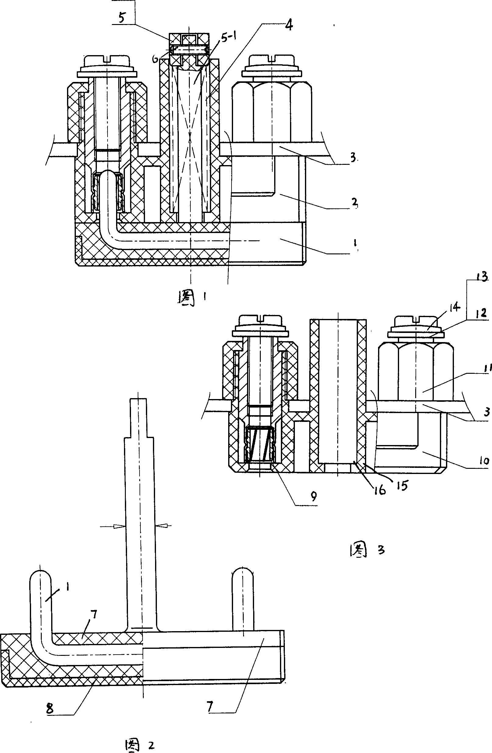 Wire spring electric connector