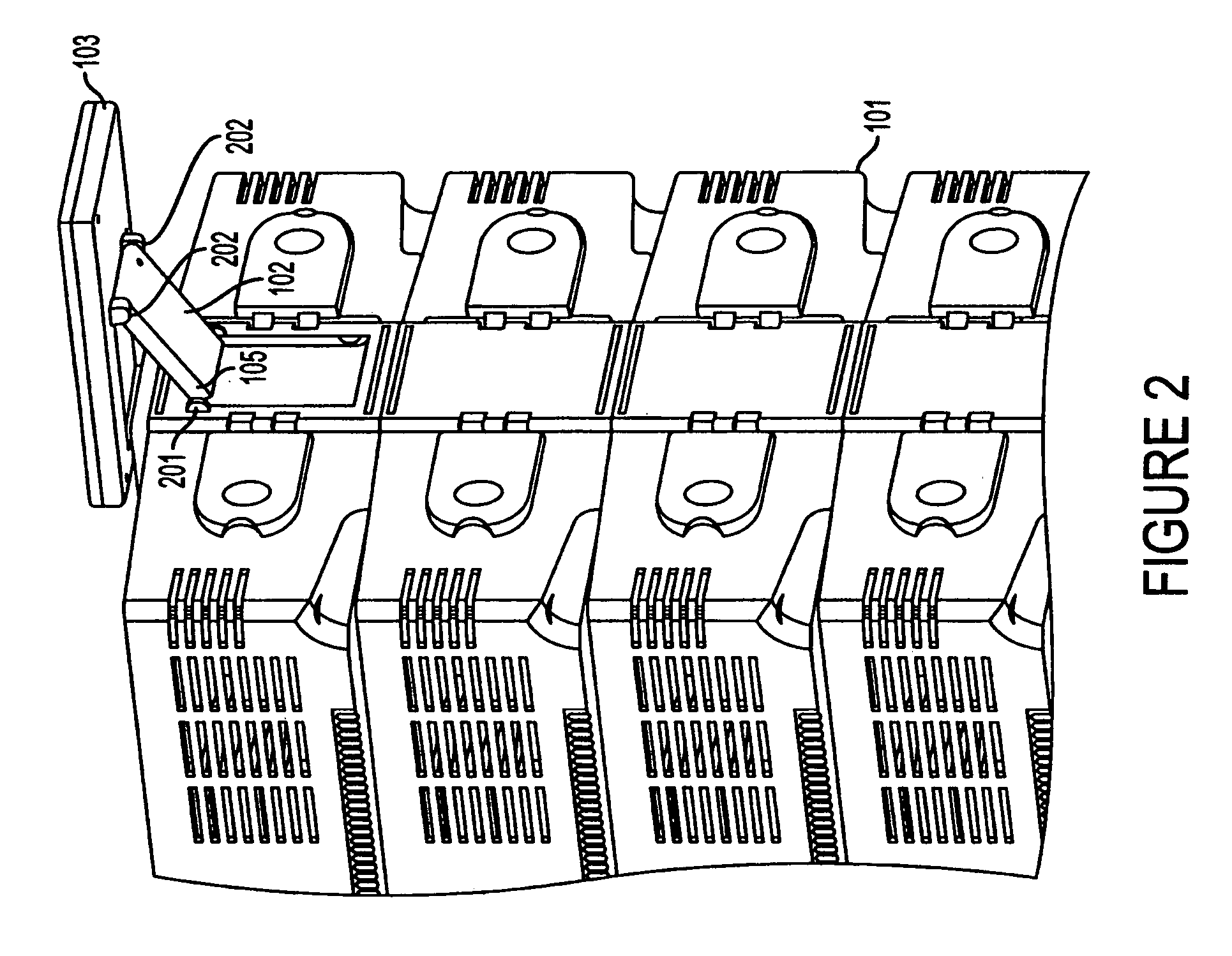 Incremental locking hinge assembly