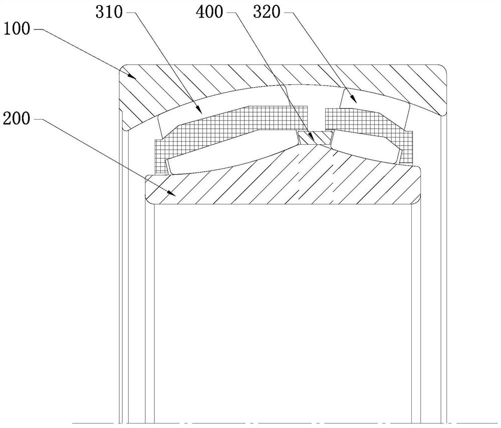 Self-aligning roller bearing suitable for axial and radial unbalance loading working conditions and heat treatment process