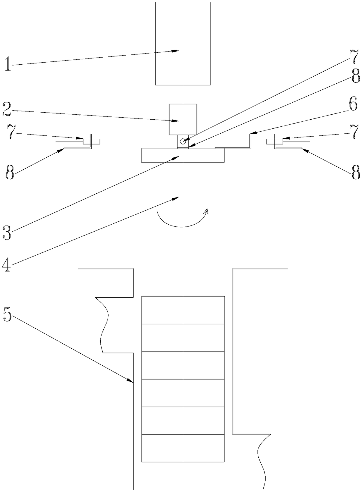 Stirring rod rotation speed monitoring device and method