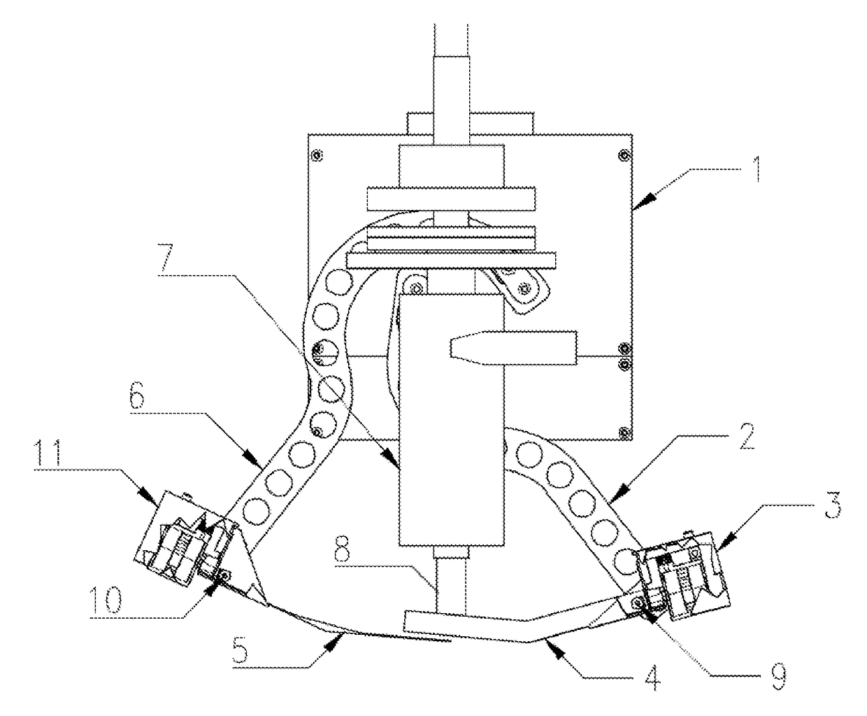 Auto catch apparatus and method of use in making chemical mechanical polishing pads