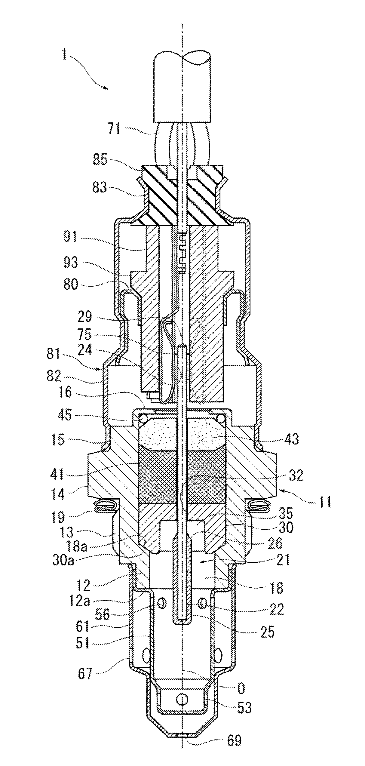 Method for manufacturing sensor intermediate product and method for manufacturing sensor