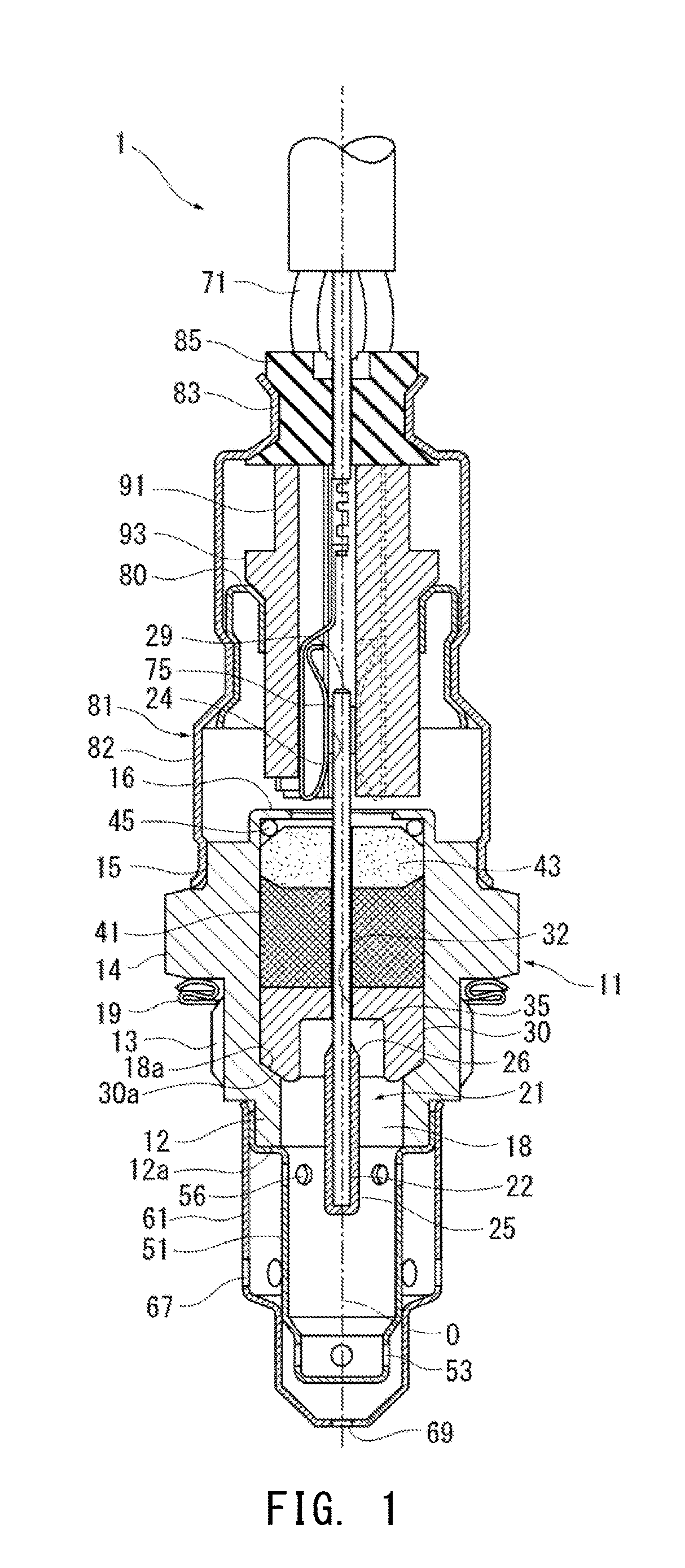 Method for manufacturing sensor intermediate product and method for manufacturing sensor