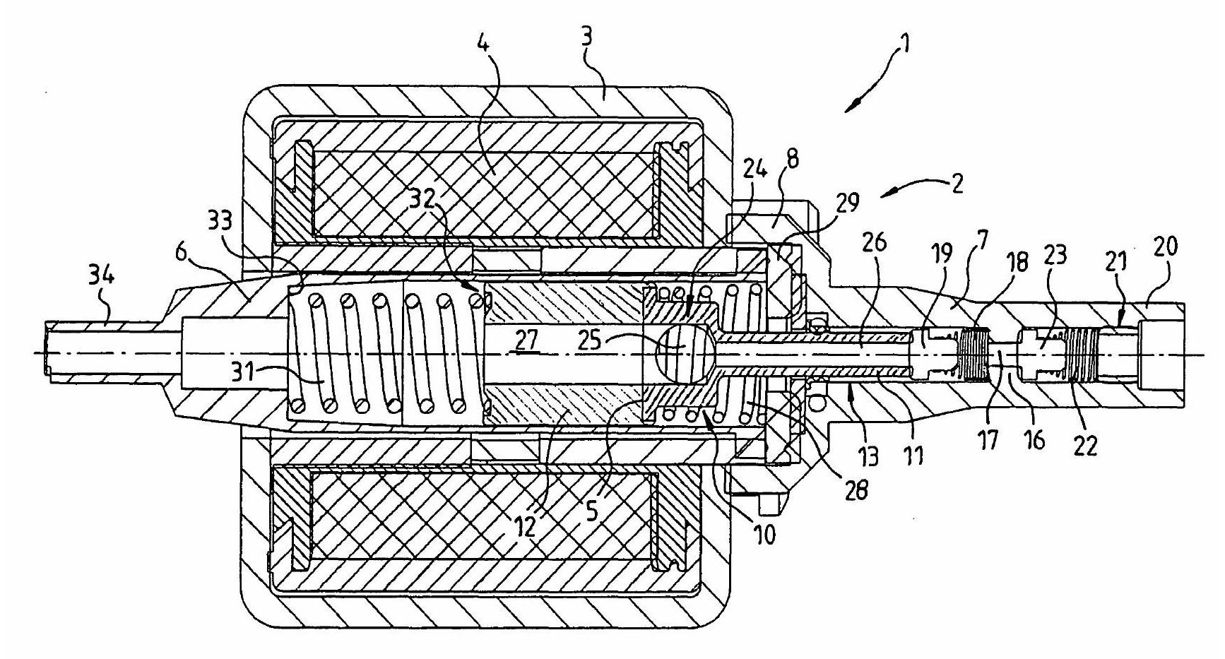 Vibrating armature pump