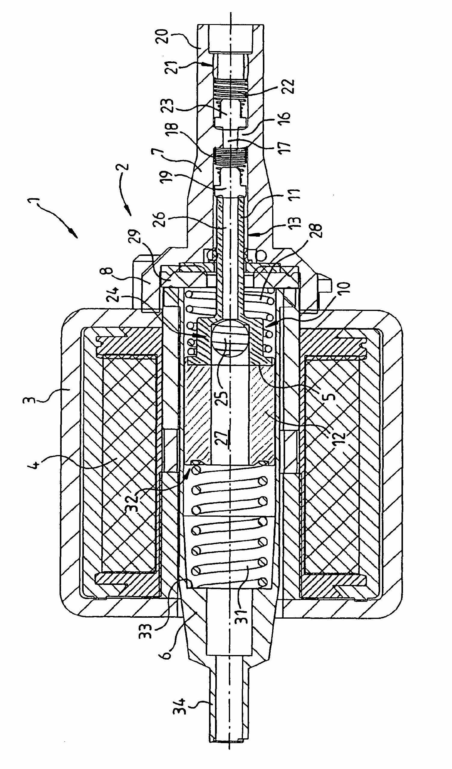 Vibrating armature pump