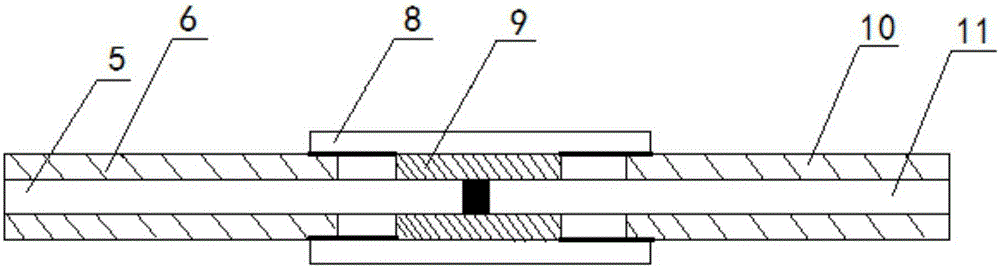 Four-in-one mica tape and insulating method for applying same to motor leading-out wire connection part