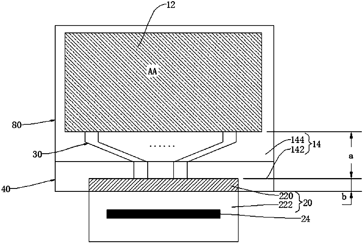 Embedded touch panel