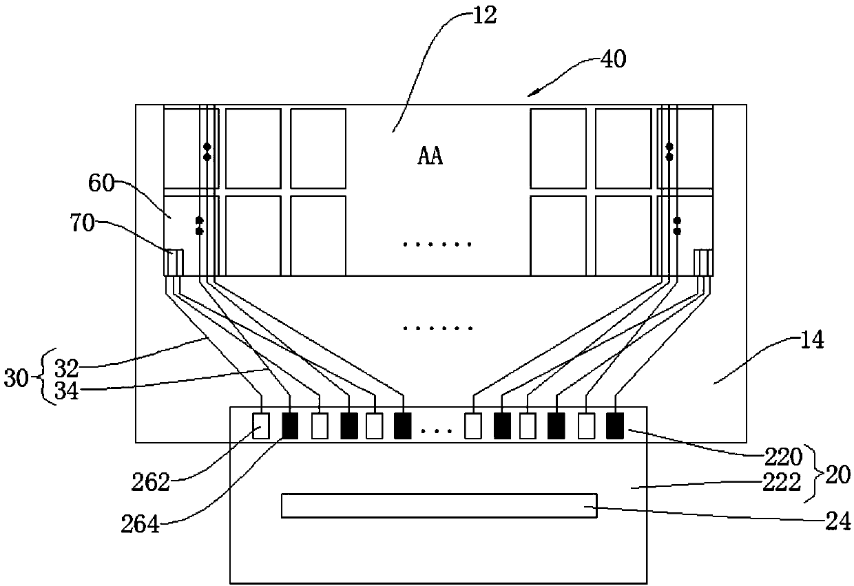 Embedded touch panel